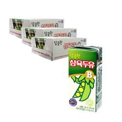 삼육두유 달콤한맛B 두유, 190ml, 72개