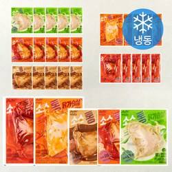 [로켓프레시] 맛있닭 소스 통 닭가슴살 혼합, 100g, 30개, 1세트