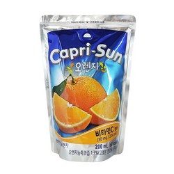 카프리썬 오렌지 200ml x 20팩 / 파우치음료 쥬스