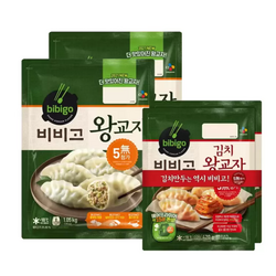 비비고 왕교자 1.05kgx2+김치 왕교자 420gx2, 1세트, 2.94kg