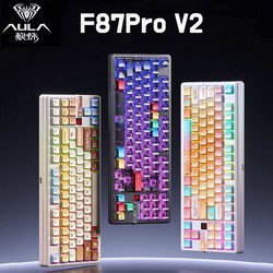 [스마트박스]AULA 독거미 F87Pro V2 기계식키보드 무선 커스텀 3모드 블루투스 컴퓨터 게이밍 전용 측면각인