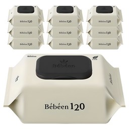 Bebeen 120 영유아물티슈 캡형, 믿을 수 있는 선택!