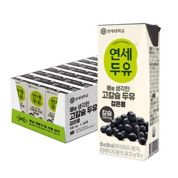 연세두유 뼈를 생각한 고칼슘 검은콩, 190ml - 건강과 맛을 동시에!