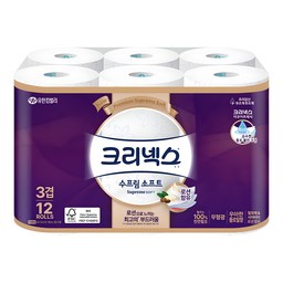 크리넥스 수프림 소프트 천연펄프 3겹 화장지 리뷰 - 부드러움의 새로운 기준!