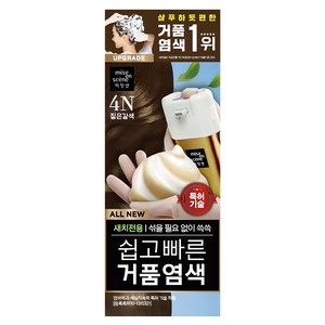 미쟝센 올 뉴 쉽고빠른 거품 염모제