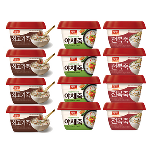 올따옴) 동원 용기죽 선물세트 쇠고기죽4+야채죽4+전복죽4