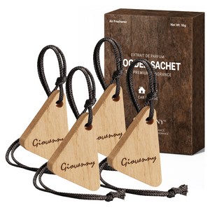 GIOVANNY 차량용 퍼퓸 우든샤쉐 방향제 2p