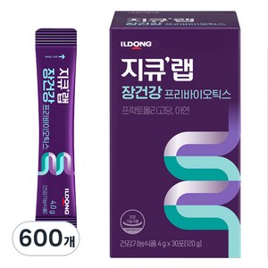 지큐랩 장건강 프리바이오틱스, 4g, 600개