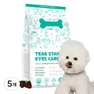 본아페티 강아지 기능성 사료, 눈물개선/눈건강, 1kg, 5개 · 5개 · 1kg
