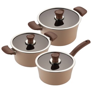 해피콜 인덕션 이든 냄비 세트 3개