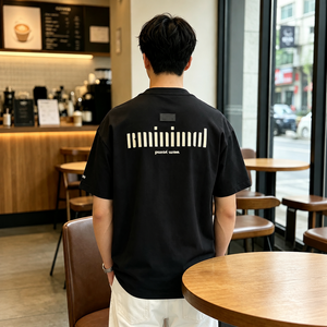 남성 헤비웨이트 라운드넥 반팔 티셔츠