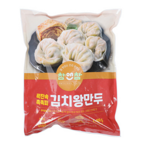 (냉동)취영루 참앤참김치왕만두, 3개, 1.4kg