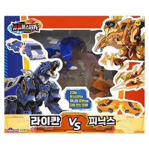 애들랜드 듀얼몬스터카 라이칸 피닉스 로봇