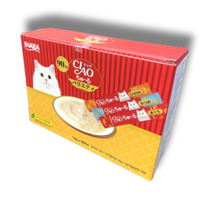 챠오츄르 대용량 90P 코스트코 고양이 츄르 간식 버라이어티 반려묘 차오추르 90P