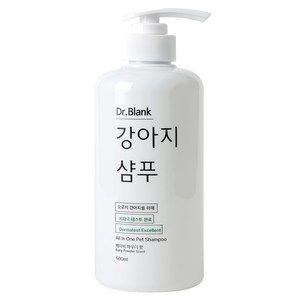 닥터블랭크 저자극 강아지 샴푸 베이비파우더향, 500ml, 1개