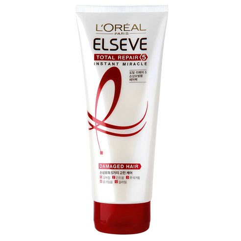 로레알파리 엘세브 토탈 리페어 5 인스턴트 미라클 헤어팩, 170ml, 1개