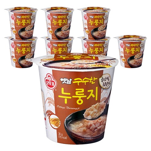 오뚜기 옛날 구수한 누룽지, 30g, 8개