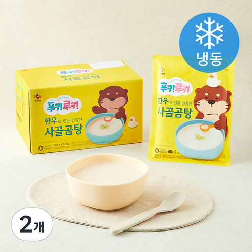 [로켓프레시] 푸키루키 한우로 만든 건강한 사골곰탕 5개입 (냉동)