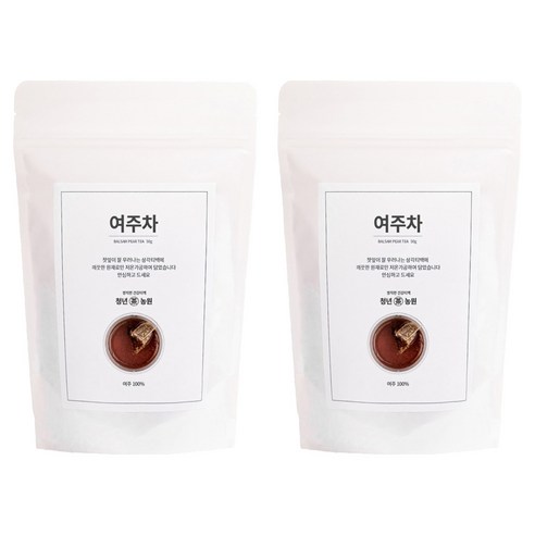 청년농원 저온가공 여주차 삼각티백
