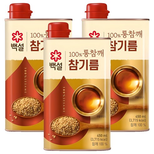백설 100% 통참깨 참기름