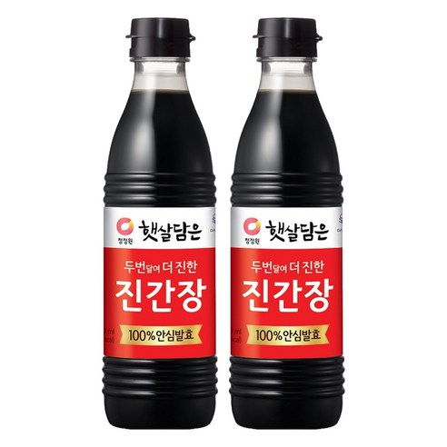 햇살담은 두번 달여 더 진한 진간장, 500ml, 2개