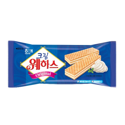 해태제과 크림 웨하스, 50g, 1개
