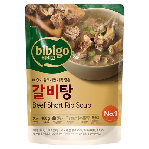 비비고 순살 갈비탕, 400g, 1개
