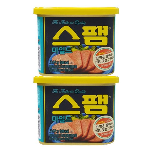 스팸 CJ제일제당 마일드, 340g, 2개
