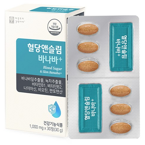 애플트리김약사네 혈당앤슬림 바나바+ 30g, 30정, 1개
