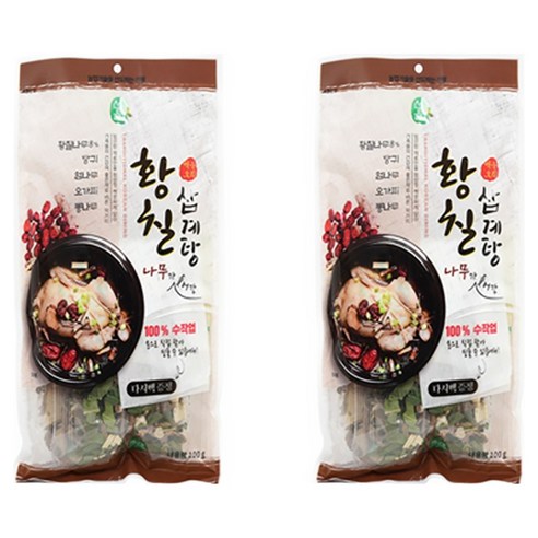 선율 황칠나무 삼계탕재료, 2개, 100g