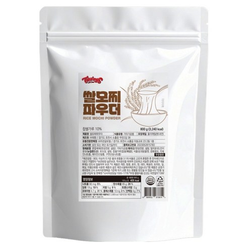 토핑스 쌀모찌 찹쌀 떡 파우더