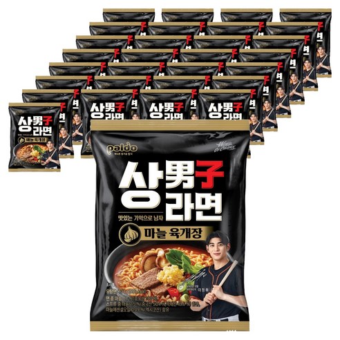 팔도 상남자라면 마늘 육개장 131g