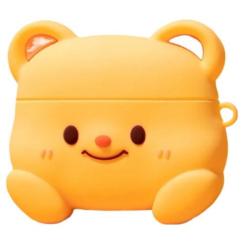 CASHCOO 귀여운 에어팟 케이스, 버터베어, 1개, 단일상품