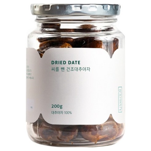 착한습관 씨를뺀 건조 대추야자, 1개, 200g