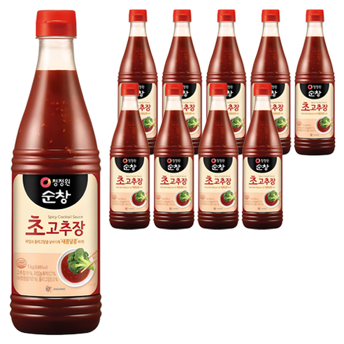 청정원순창 초고추장, 1kg, 10개