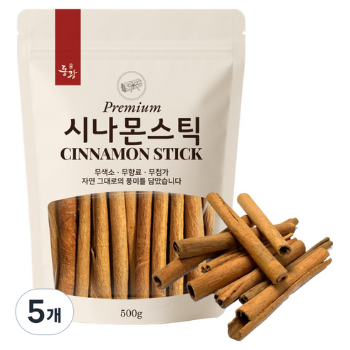 동광한방몰 시나몬스틱, 500g, 5개
