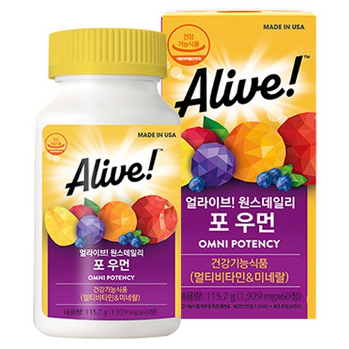 얼라이브 원스데일리 포 우먼 멀티 비타민