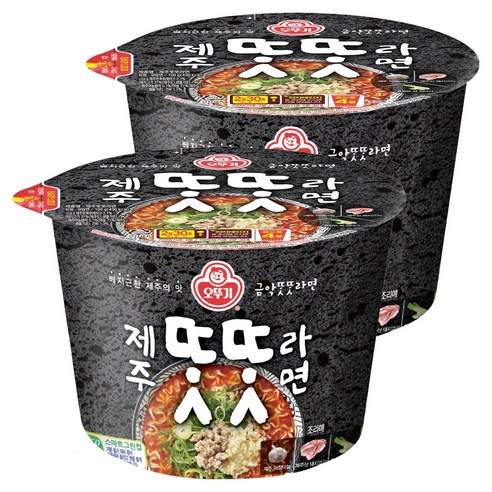 오뚜기 제주똣똣라면 용기 100g