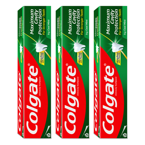콜게이트 아이씨 쿨민트 치약, 200g, 3개