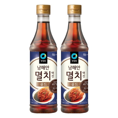 청정원 남해안 멸치액젓 골드