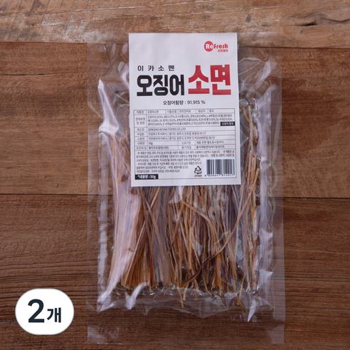[로켓프레시] 리프레쉬 이카소멘 오징어 소면