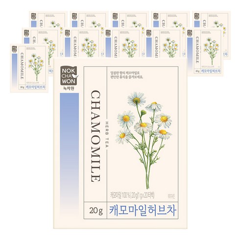 녹차원 캐모마일 허브차