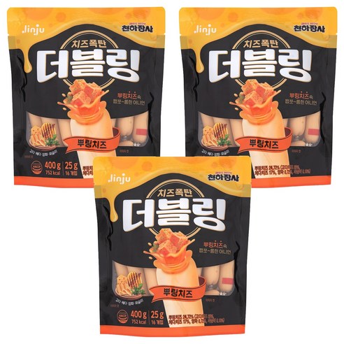 천하장사 더블링 뿌링치즈 파우치