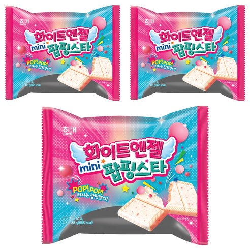 해태제과 화이트엔젤 미니 팝핑스타