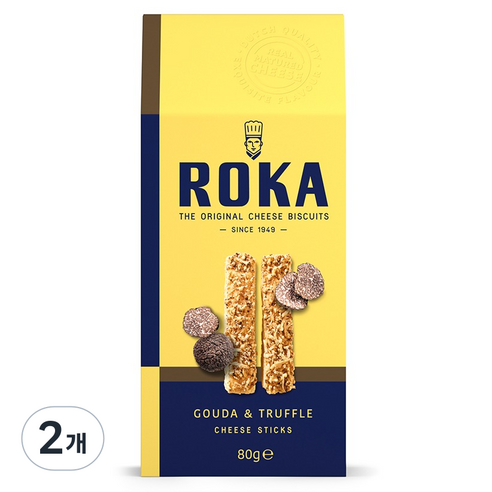 ROKA 고다 치즈 스틱 트러플, 80g, 2개