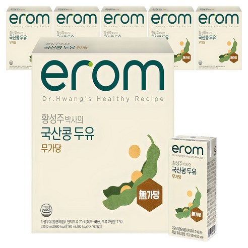 이롬 황성주 박사의 국산콩 두유 무가당