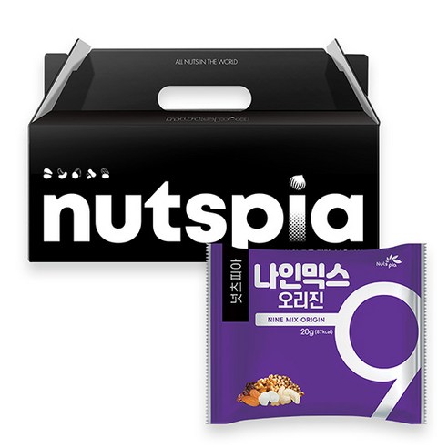 넛츠피아 나인믹스 오리진 믹스넛 25p