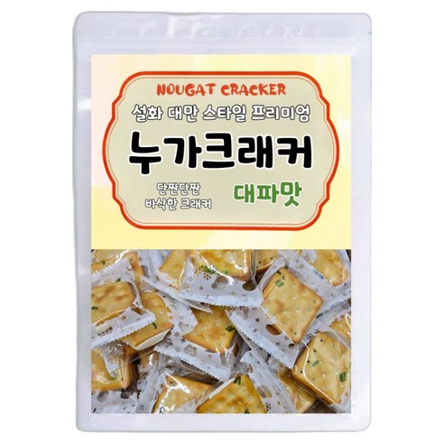 설화 대만 스타일 프리미엄 누가크래커 대파맛, 100g, 1개
