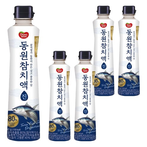 동원 참치액 진, 500g, 5개