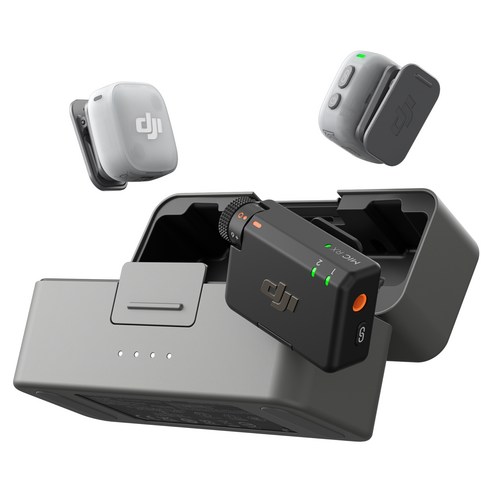 DJI Mic Mini 2 2 TX + 1 RX + 충전 케이스 마이크 세트